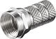 Goobay Conector F Twist-on 5.2 Mm 100 Bucăți 51851