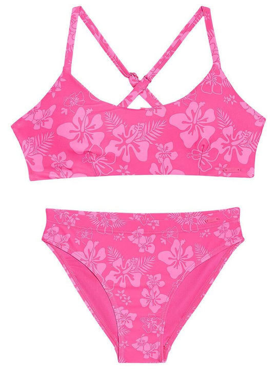 4F Kinder Badeanzug Bikini Fuchsie