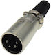 Canon Καλωδιου 4p Αρσενικο Βιδα Νικελ Lz114 Lz Owi 01.095.0015 5 Τεμαχια