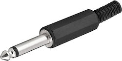 Plug 6.35mm Plastic Mono Plug 6.35mm Plastic Mono