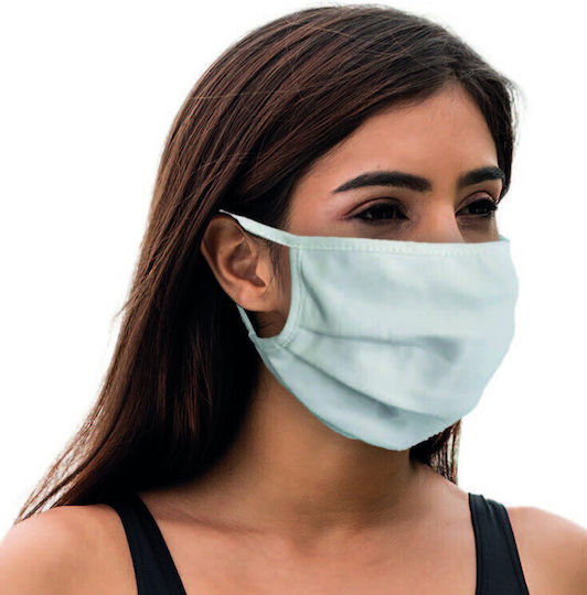 Fashy Protective Mask Fabric White 5803 5pcs