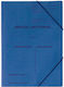 Next Aktenordner Gummiband Preshpan Blau Papier...
