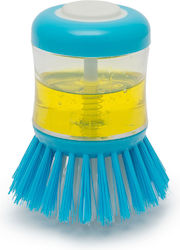 Perie de Vase cu Dozator de Detergent – Albastră