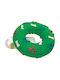 AGC Donut Plastic Toy Dog Green 1pcs