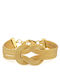 George Art Jewels Women's Bracelet Chain made of Silver Gold Plated