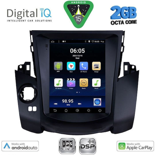 Digital IQ Car Audio System for Toyota RAV 4 2006-2012 (Bluetooth/USB/WiFi/GPS/Apple-Carplay/Android-Auto) with Touch Screen 4.1"