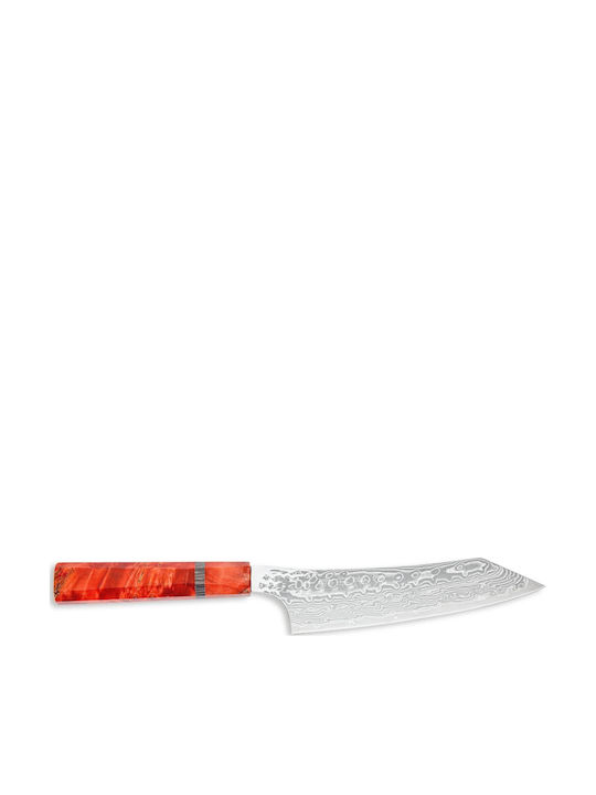 Ryusen Cuțit Santoku din Oțel Damasc 17.5cm