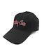 Καπέλο Motley Crue Logo Baseball Cap Black Motcap02b