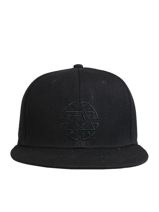 Cap Disturbed Icon Logo Snapback Cap Schwarz Dissbcap01b