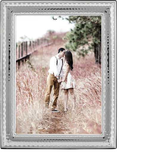 Prince Silvero Silver Photo Frame with Silver Frame