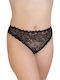 Women's Brazil with Lace Black