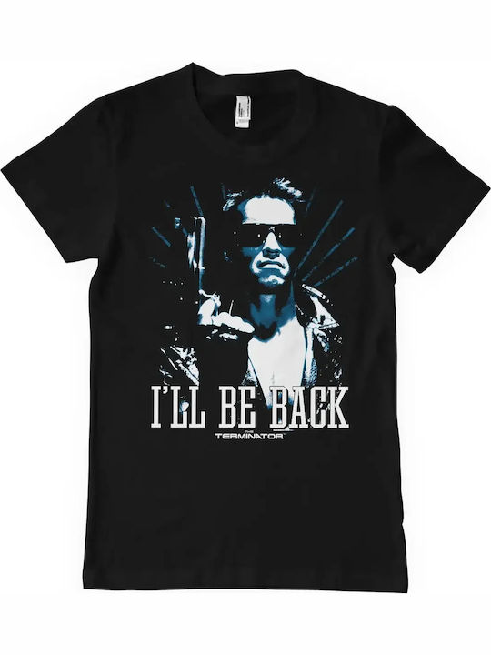 Terminator I Ll Be Back Duotone T-shirt Black