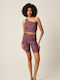 Frauen Fahrrad Leggings Purple