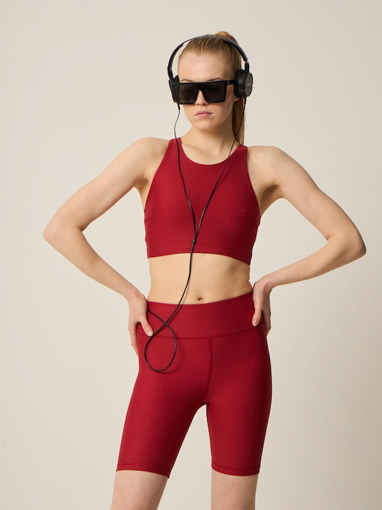 Baya Women's Bike Leggings Firming Red