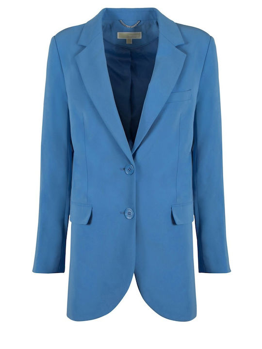 Michael Kors Women's Blazer Light Blue