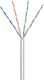 Anga U/UTP Cat.5e (Gigabit) Καλώδιο Δικτύου Ethernet 1m Λευκό