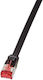 LogiLink Flat U/FTP (STP) Cat.6 Ethernet Network Cable 2m Black