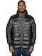Herren Jacke mit Kapuze Black