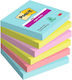 Bilețele Autocolante 3M Post-it Super Sticky 90 Foi 76 X 76 Mm 6 Bucăți 654-6ss-cos