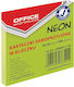 Αυτοκόλλητες Σημειωσεις Office Products Neon 76x76mm 100τμχ Πράσινο 14046611-02