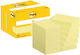 3M Sticky Note Pads in Cube 100 Sheets Yellow 5.1x7.6cm Set of 12pcs
