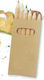 Next Set Coloured Pencils Mini Eco-Friendly 6pcs