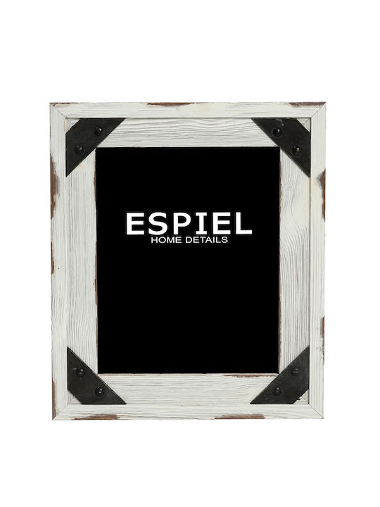 Espiel Wooden Photo Frame with White Frame