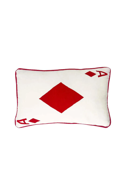 Les Ottomans Ace Hand-embroidered Zierkissen