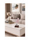 Flor De Cristal Rosa Tischdekoration mit Holzbasis 15x10x36cm Galifas 791245 Home