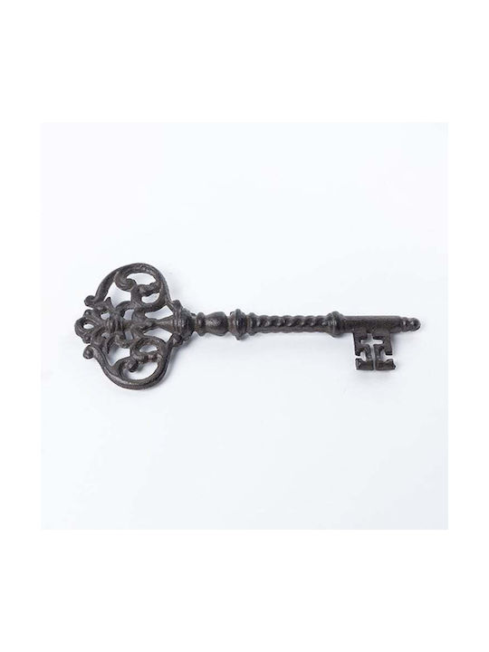 Decorative Cast Iron Key Brown 29x2x9 Cm Estheti 819-00739