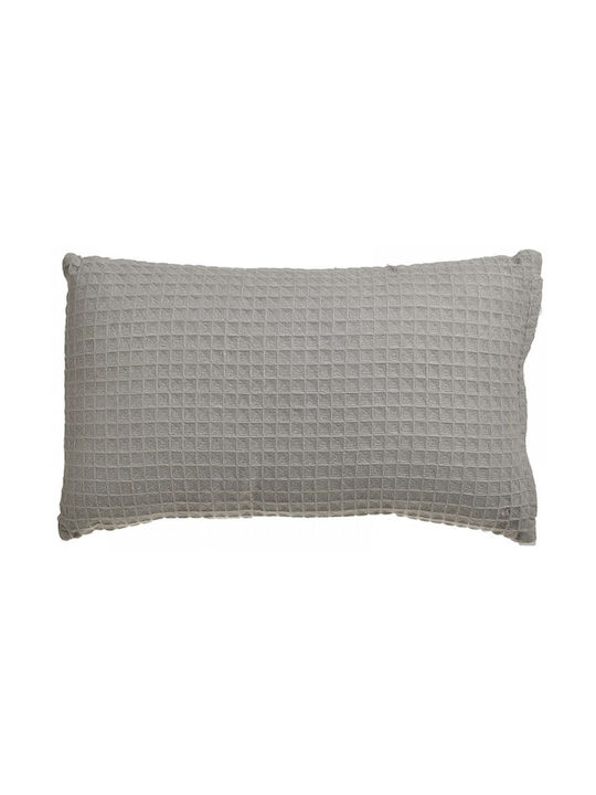 Click Sofa Cushion from 100% Cotton Gray 30x50cm