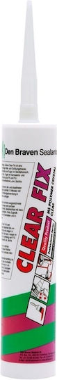 Bostik Den Braven ClearFix Silikon-Dichtungsmittel Transparent 290ml 1Stück