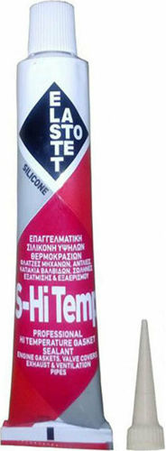 Elastotet S-hi Temp Σφραγιστική Σιλικόνη Υψηλής Θερμοκρασίας Κόκκινη 80ml