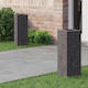 vidaXL Set of 2 Solar Lights Street Warm White ...