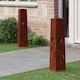 vidaXL Set of 2 Solar Lights Street Warm White ...