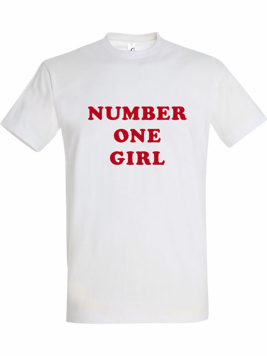 Παιδικό T-shirt White Rosé Number One Girl Blackpink Kpop