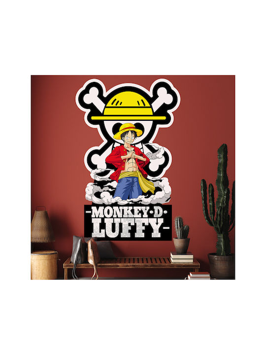 Monkey D Luffy Straw Hats One Piece Wall Sticker Stick2433 130cm