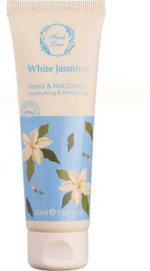 Fresh Line Moisturizing Hand & Nail Cream White Jasmine 50ml