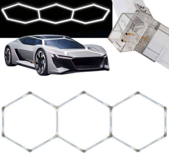 Zola Lampă LED Alb Rece Hexagon Zola Lampă LED Alb Rece Hexagon