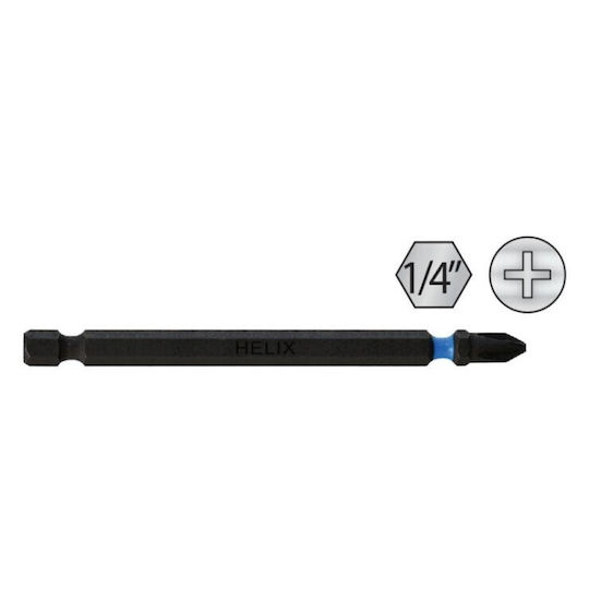 Sthor Μύτες Κατσαβιδιού Ph+ 3x75 Impact Torsion Blau Serie 7cm Professionell