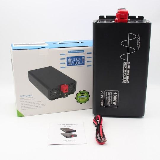 Invertor Auto Unda sinusoidală pură 1000W pentru Convertirea 24V DC în 220V AC