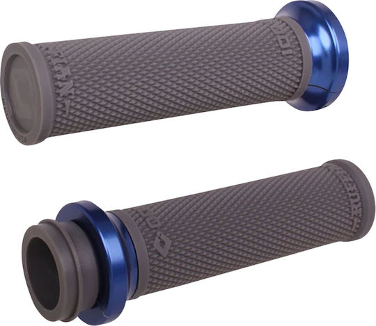 Odi Mânere Ghidon 25,4mm Ruffian Diamond Knurled Fără Flanșă Fără Waffle Throttle-by-wire Mediu V30itwh-u Gri