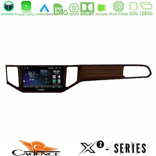 Cadence Ηχοσύστημα Αυτοκινήτου για Volkswagen Sportsvan 2014-2020 (Bluetooth/USB/WiFi/GPS/Apple-Carplay/Android-Auto) με Οθόνη Αφής 9"