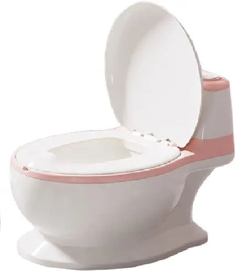 Little Mom Potty Vas cu Sunete & Capac Roz