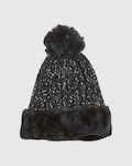 Verde Beanie Beanie Knitted in Black color