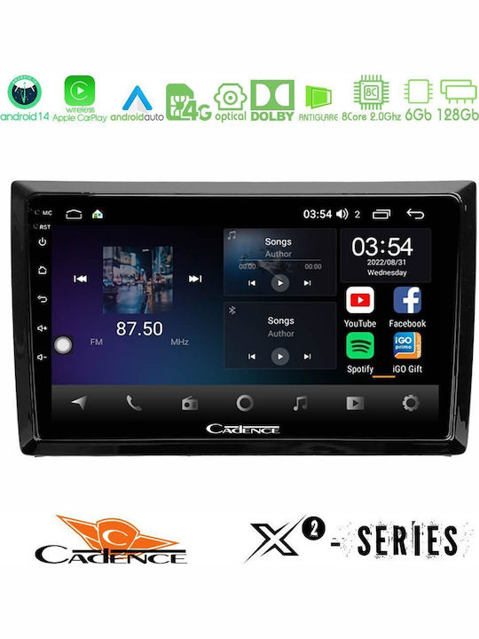 Cadence Ηχοσύστημα Αυτοκινήτου για Volkswagen Beetle 2012-2018 (Bluetooth/USB/WiFi/GPS/Apple-Carplay/Android-Auto) με Οθόνη Αφής 9"