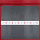 Caravelshop Schaufenster- und Wandsticker Valentinstag Herzen 100x10cm