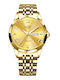 Lige Women's Watch with Gold Metal Bracelet