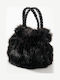 Fur Women's Handbag Grey