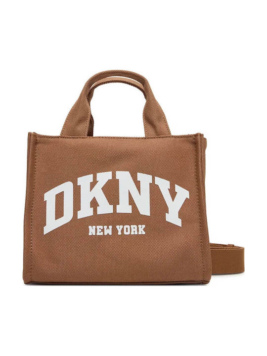 DKNY Hadlee Fabric Women's Tote Handbag Brown
